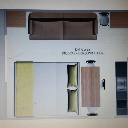 Ground Floor With Terace Apartament Brela