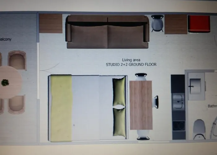 Ground Floor With Terace Apartament Brela